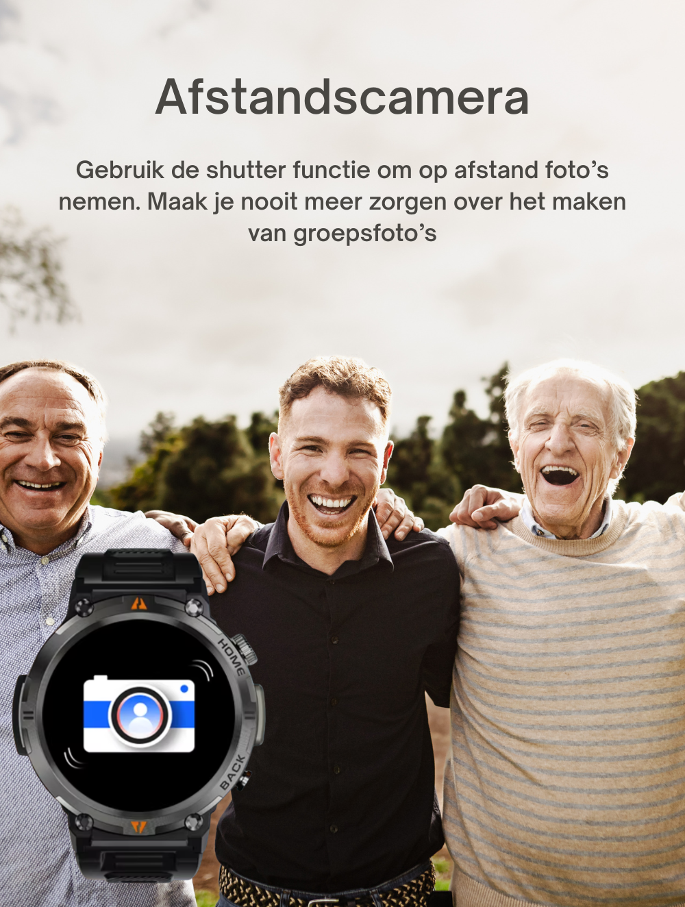 FORCE Smartwatch Heren - 1.45