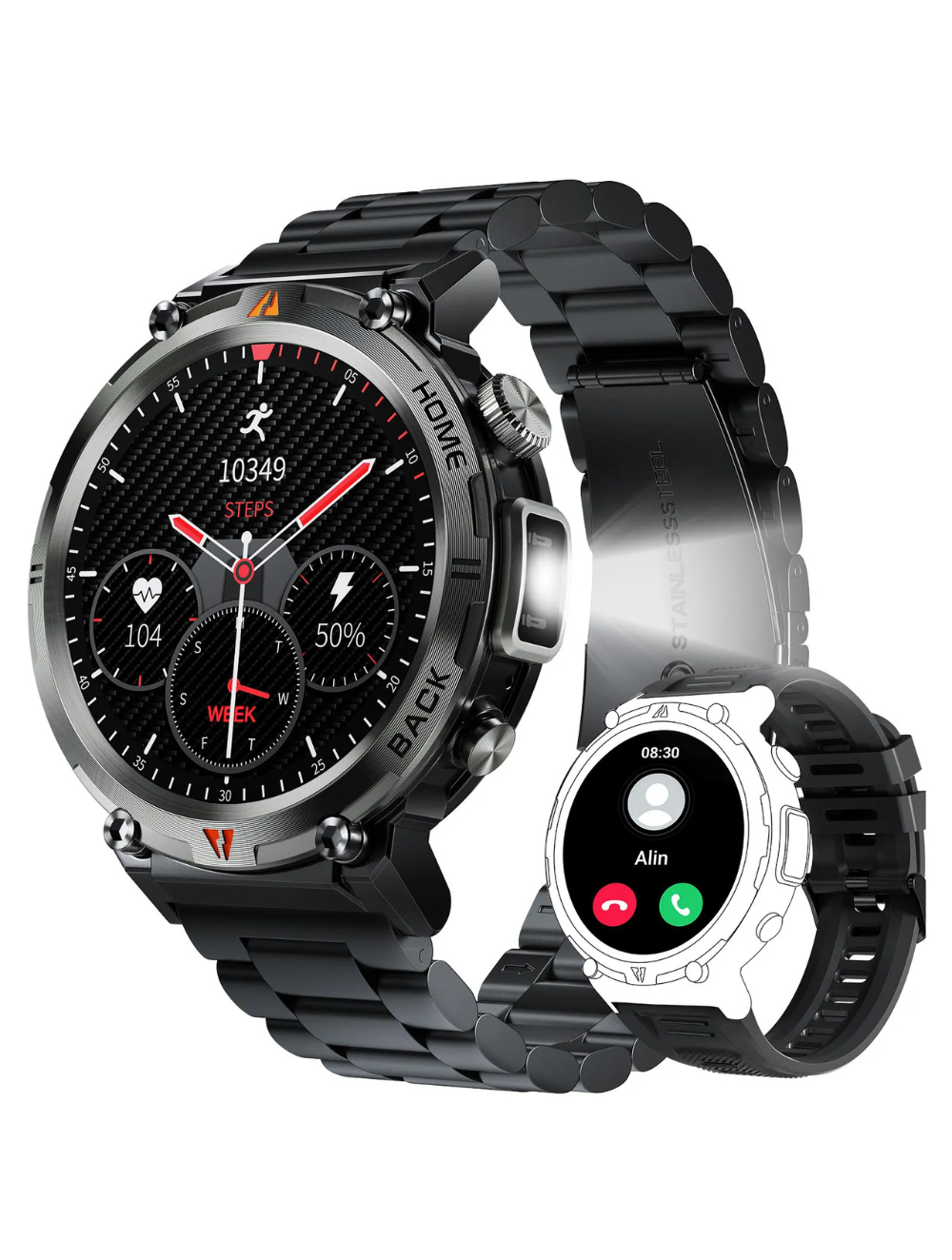 FORCE Smartwatch Heren - 1.45