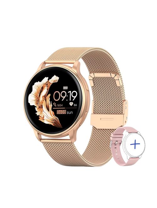 Fem Smartwatch met AMOLED-scherm + Extra Polsbandje