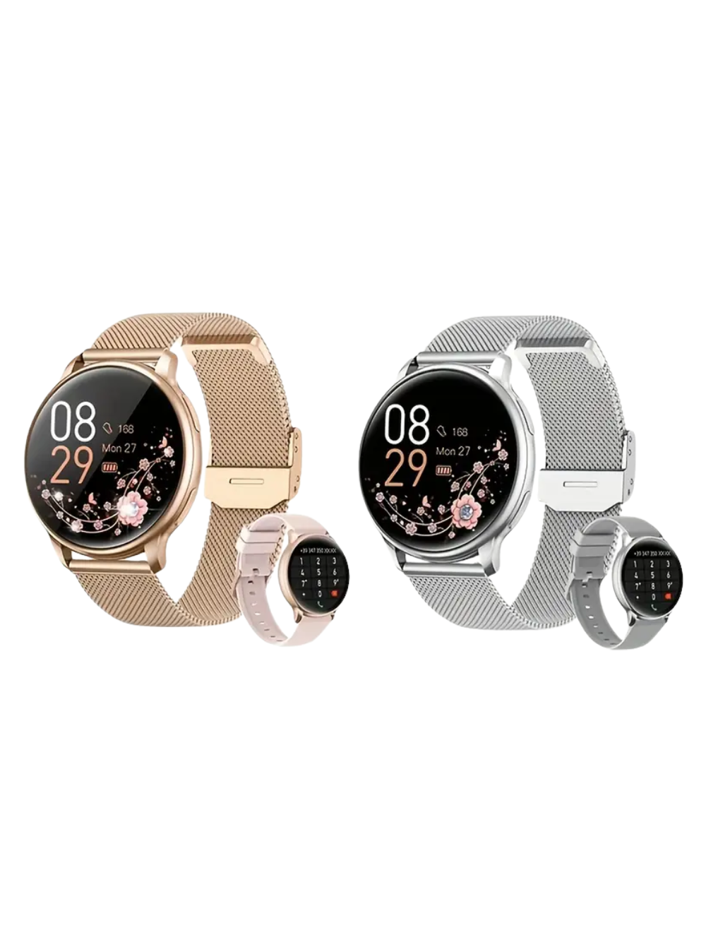 Fem Smartwatch met AMOLED-scherm + Extra Polsbandje