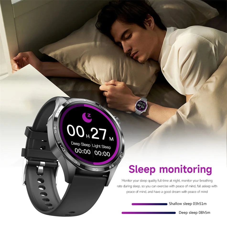 Bold Smartwatch met AI-assistentie + 2 Smartwatch bandjes & draadloze oplader