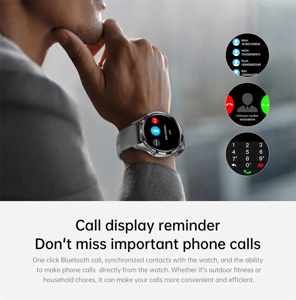 Bold Smartwatch met AI-assistentie + 2 Smartwatch bandjes & draadloze oplader