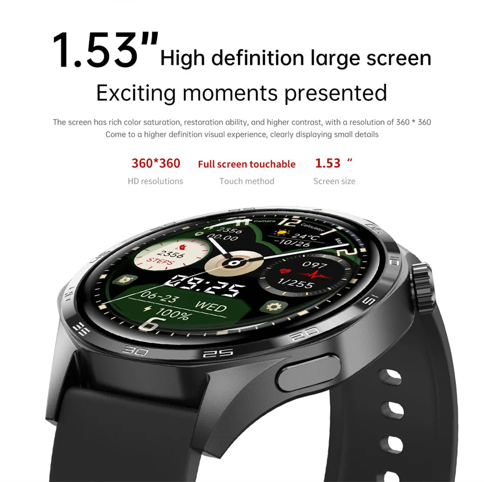 Bold Smartwatch met AI-assistentie + 2 Smartwatch bandjes & draadloze oplader
