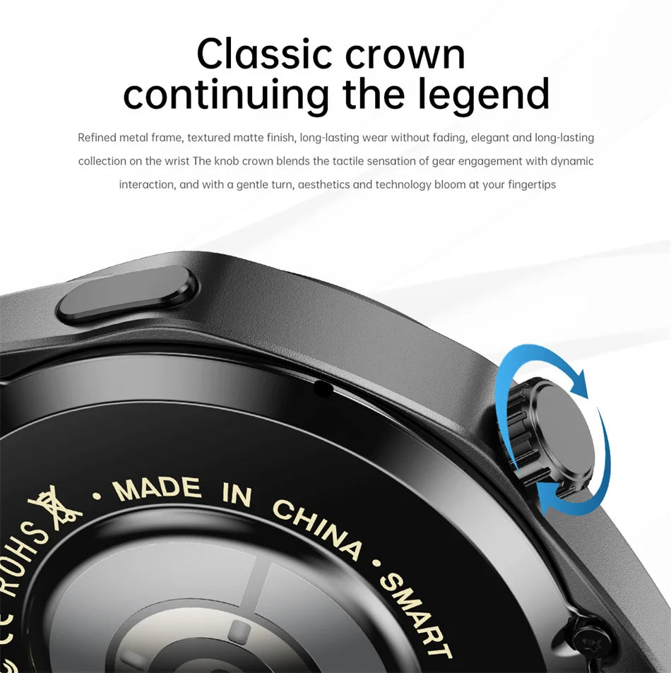 Bold Smartwatch met AI-assistentie + 2 Smartwatch bandjes & draadloze oplader