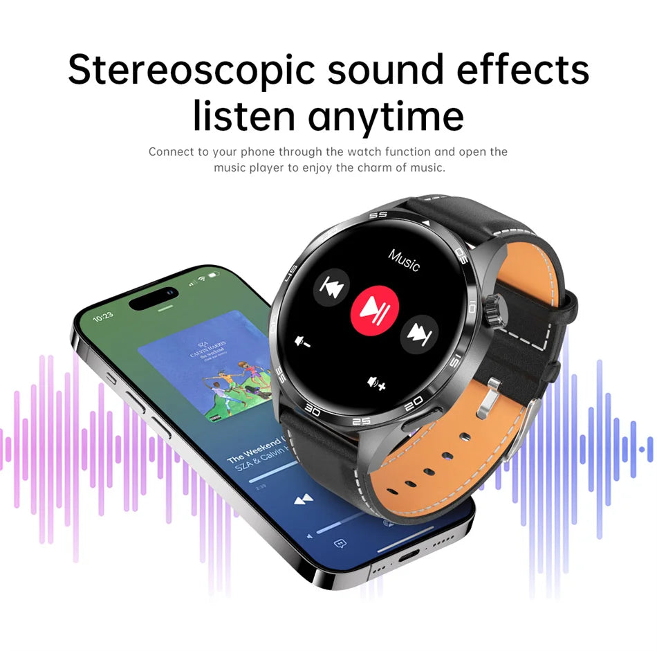 Bold Smartwatch met AI-assistentie + 2 Smartwatch bandjes & draadloze oplader