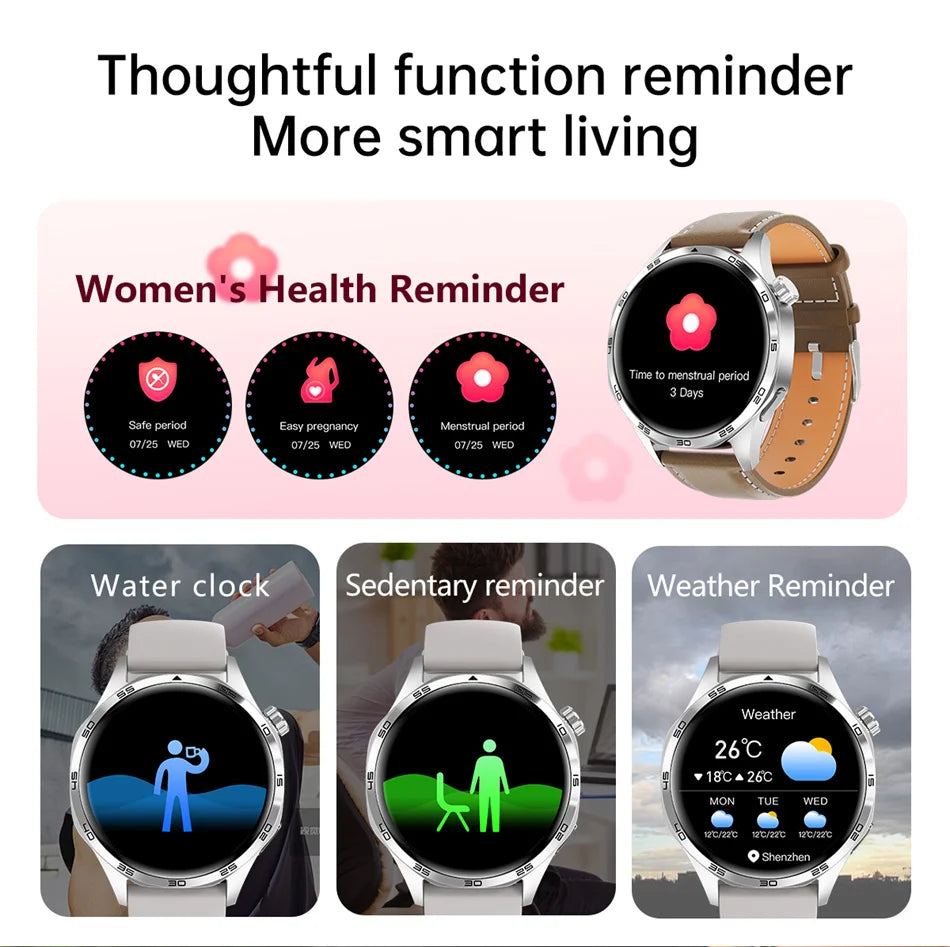 Bold Smartwatch met AI-assistentie + 2 Smartwatch bandjes & draadloze oplader